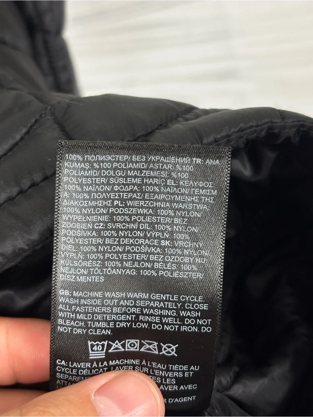The North Face Men’s Black ThermoBall Trekker jacket size large